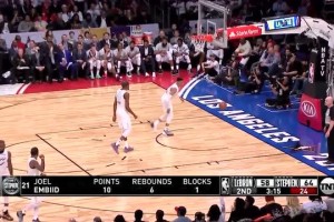  库里三分雨浇灭热火反扑势头  