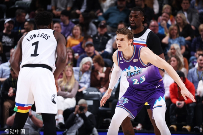  爱德华兹绝杀助森林狼胜爵士  